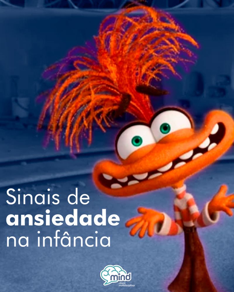 Sintomas de ansiedade na infância