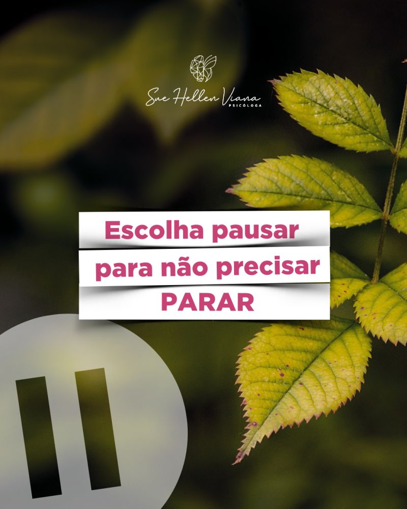 Pausas são necessárias