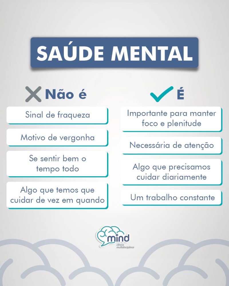 Saúde mental é...